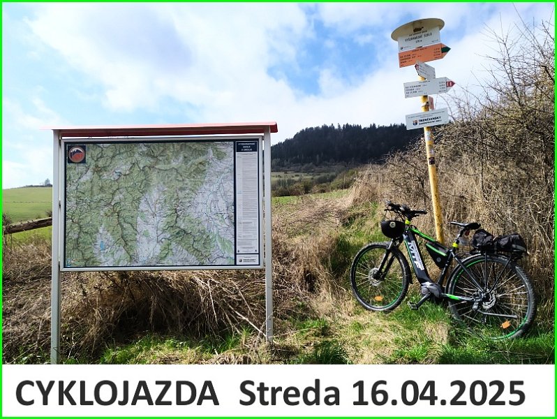 8.jpg - V stredu 16.04.2025 nebol priamo ideálny deň na cykloturistiku. Teda, aspoň nie u nás, v južnej časti Turca. Skrátka - nepríjemný zážitok. Smerom na Vyšehradské sedlo mi do tváre fučal poriadný vetrisko a ja som predpokladal, že naspäť to bude paráda. Nestalo sa tak a ešte silnejšie fúkal, keď som o pol hodiny neskôr pelašil naspäť, domov. Zdalo sa mi to neskutočné, ale keď som si uvedomil, že som kompletne prepotený, tak sa mi to asi nesnívalio, čiii??!!